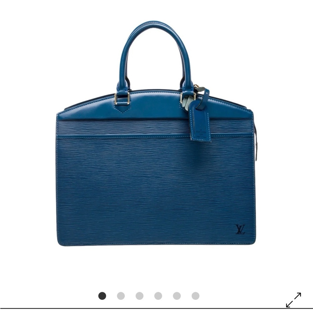 Louis Vuitton Blue Epi Leather Riviera Bag